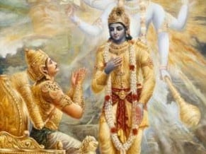 Bhagavad Gita : Krishna and Arjuna