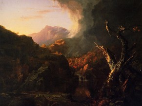 Mindless Inaction: Indifference destroys the world - Cole Thomas Landscape with Dead Tree 1828