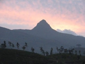 Sri Pada or Adam's Peak mountain