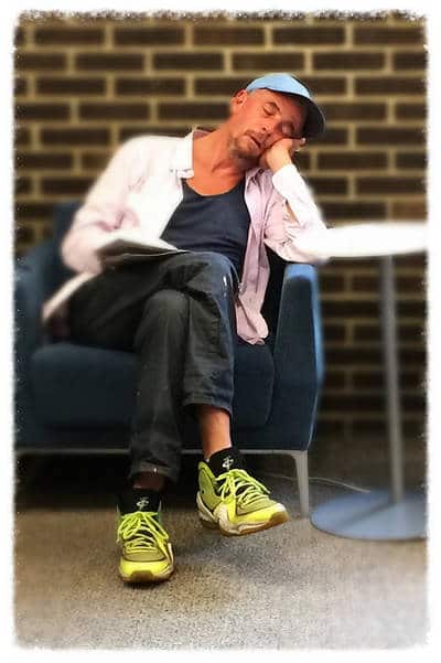 Man sleeping in chair - Your intuition