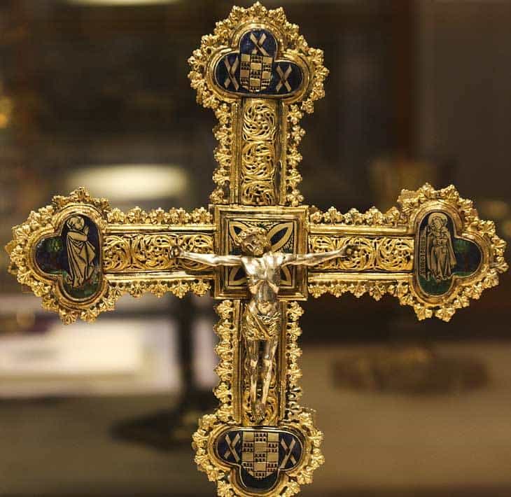 Gold cross