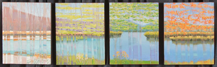 Painting - four seasons