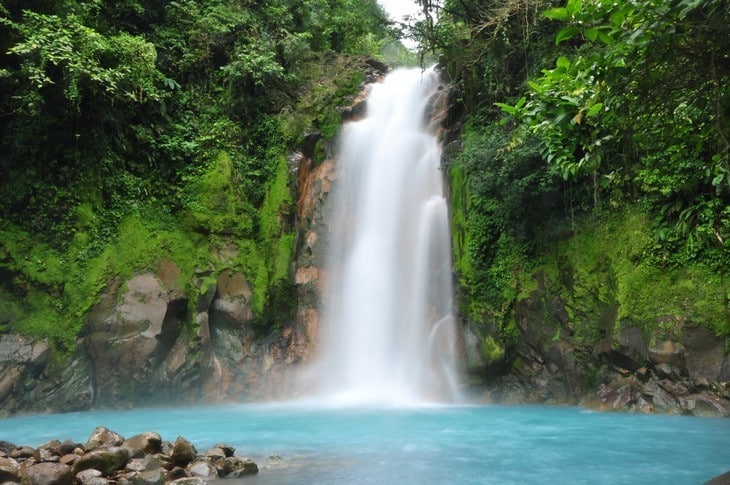 waterfall in Costa Rica