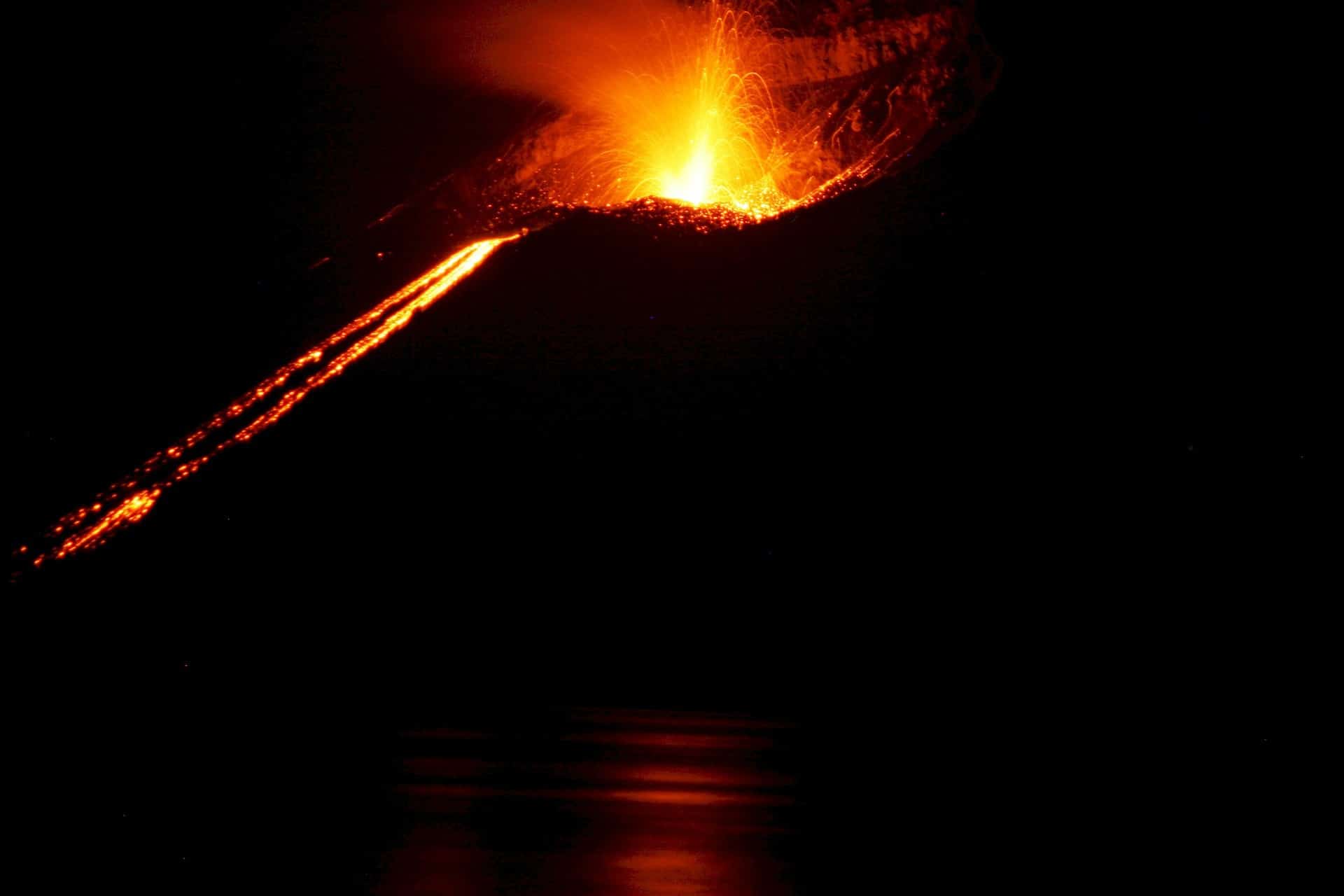 volcano eruption - POEM BY JOHN PTACEK