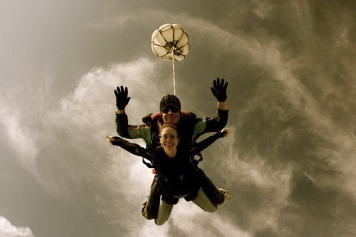 skydiving