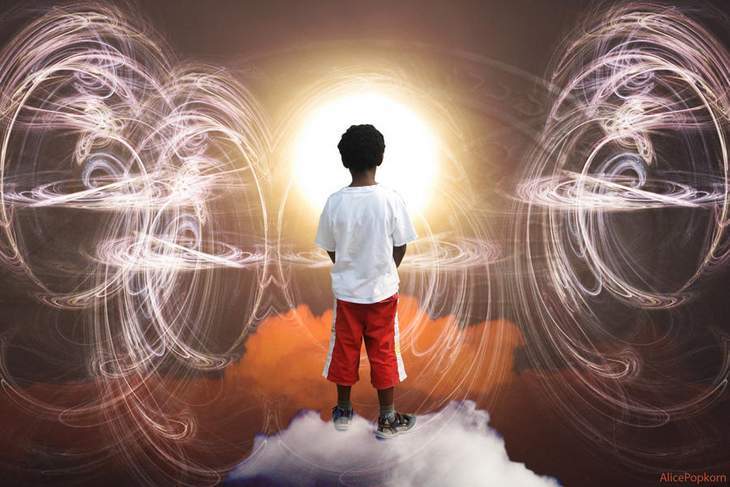 RELIGION & TOLERANCE: It's best to keep an open mind 13 Boy on clouds - Religious tolerance