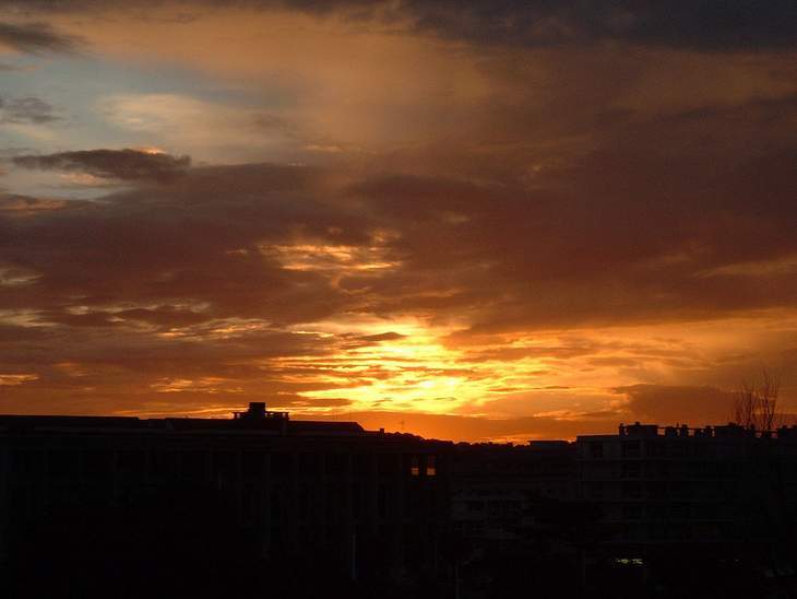 Sunrise - Hearing own poetry as outsider