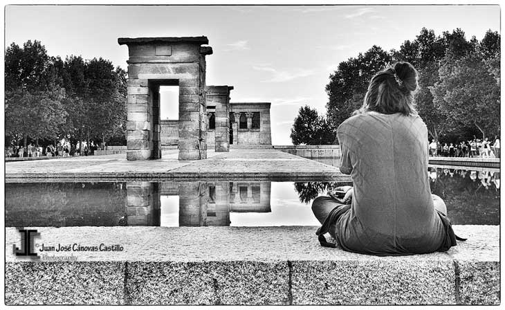 Man sitting in meditation