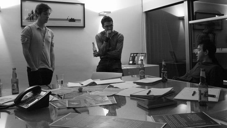 Executives in boardroom