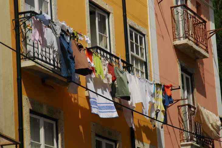 clothesline outside window - 5 ways to build community