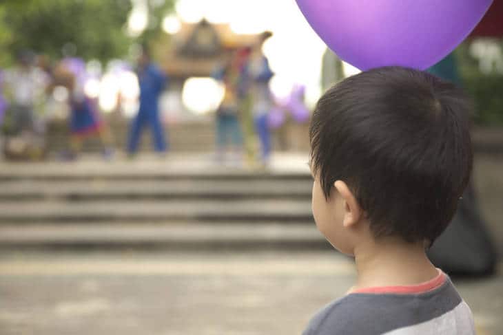 Poems by Max Reif - Boy looking at circus