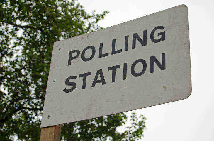 How to Stay Tuned in to a Long Election Campaign 19 polling station sign - how to stay tuned in to an election campaign
