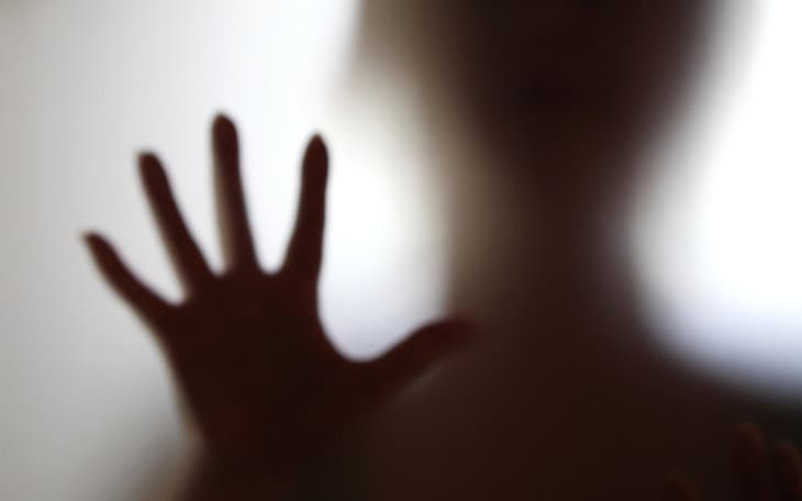 Silhouette person - ghosting