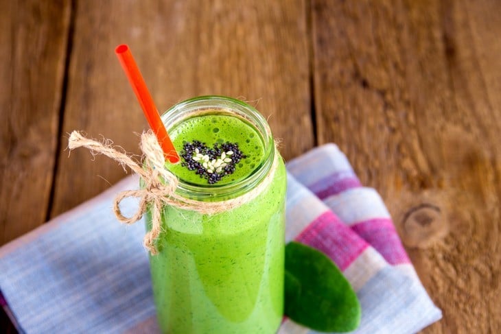 green drink smoothie