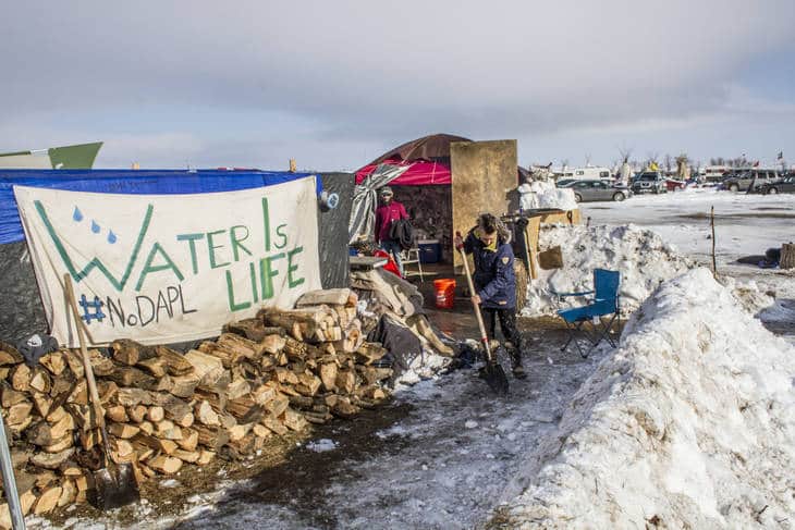 Standing Rock protest sign - LaRose and the "other"