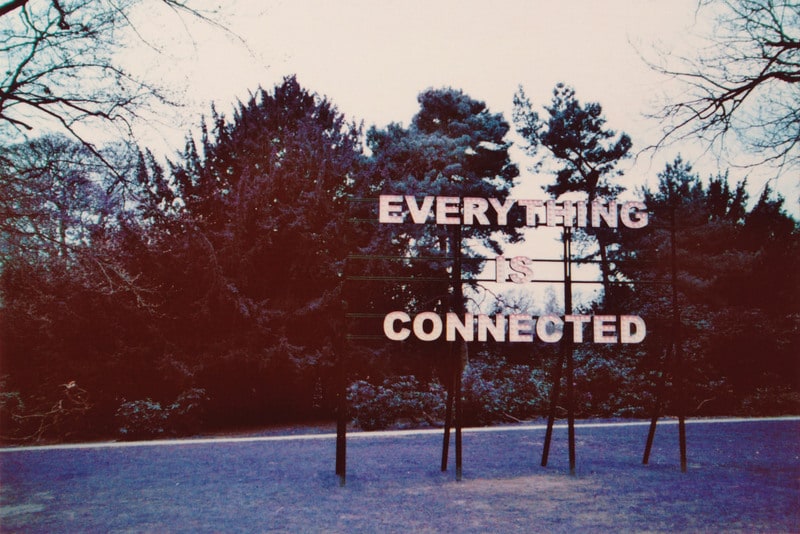 everything is connected Sculpture by Peter Liversidge at the Yorkshire Sculpture Park