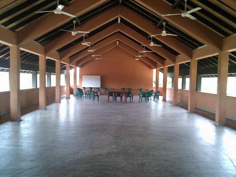 Large empty loft with chairs