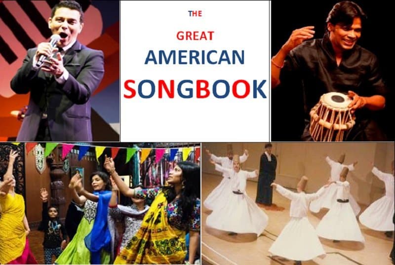 Collage of pictures - Bhakti and The Great American Songbook