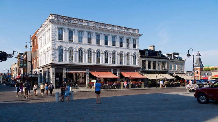 Downtown Kingston. Ontario in summer - The last hurrah