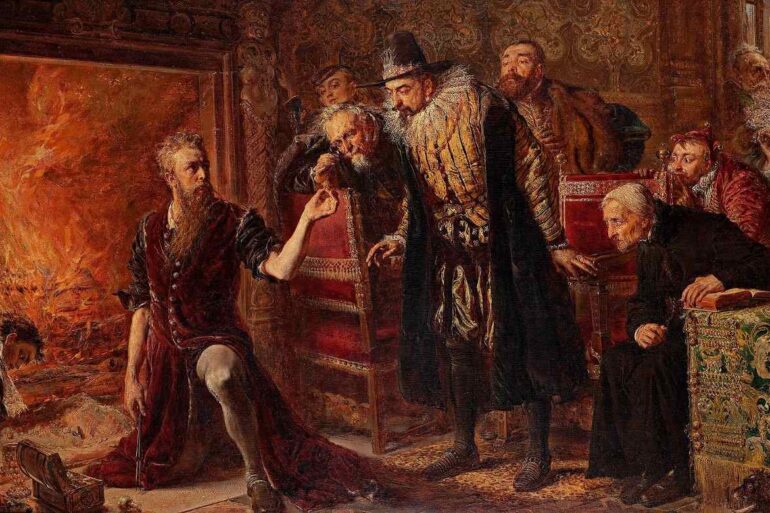 Alchemist Sendivogius (1566–1636) by Jan Matejko, 1867