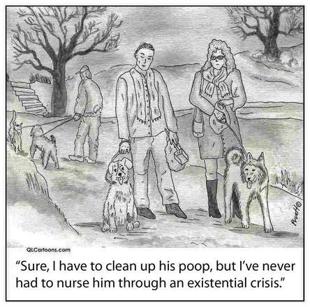 Why We Love Dogs! 13 dog owners cartoon small