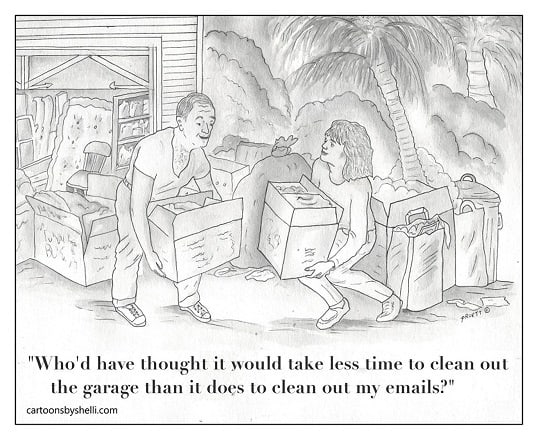 clean garage cartoon small