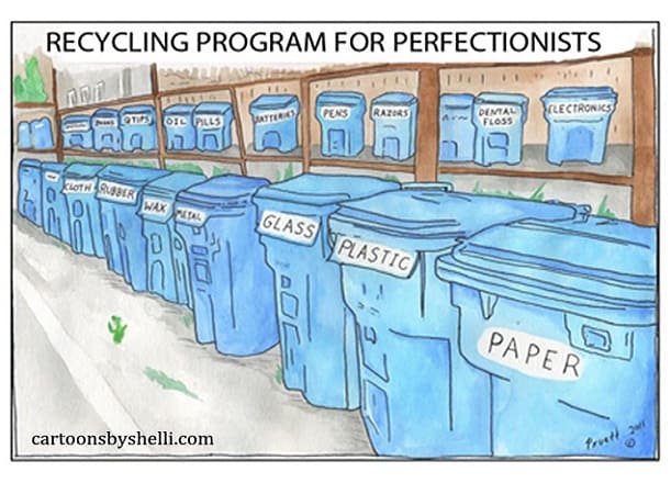recycling program perfectionists small