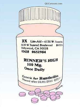 Runner's High Without the Work 37 runners high cartoon small 2