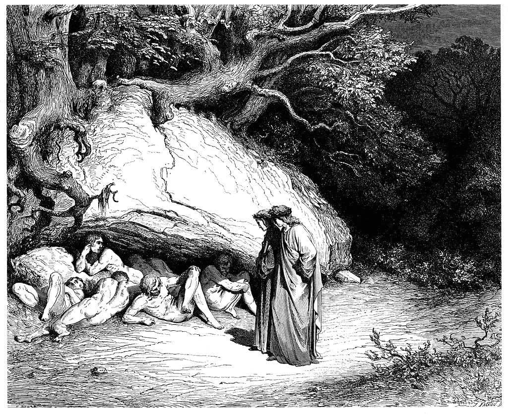 Lost Convoy at home Limbo Dante by Gustave Dore