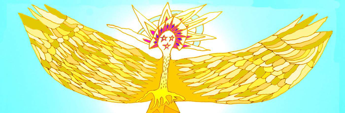 The Spirit of Love and Light illustration - Poems by Robert Asha