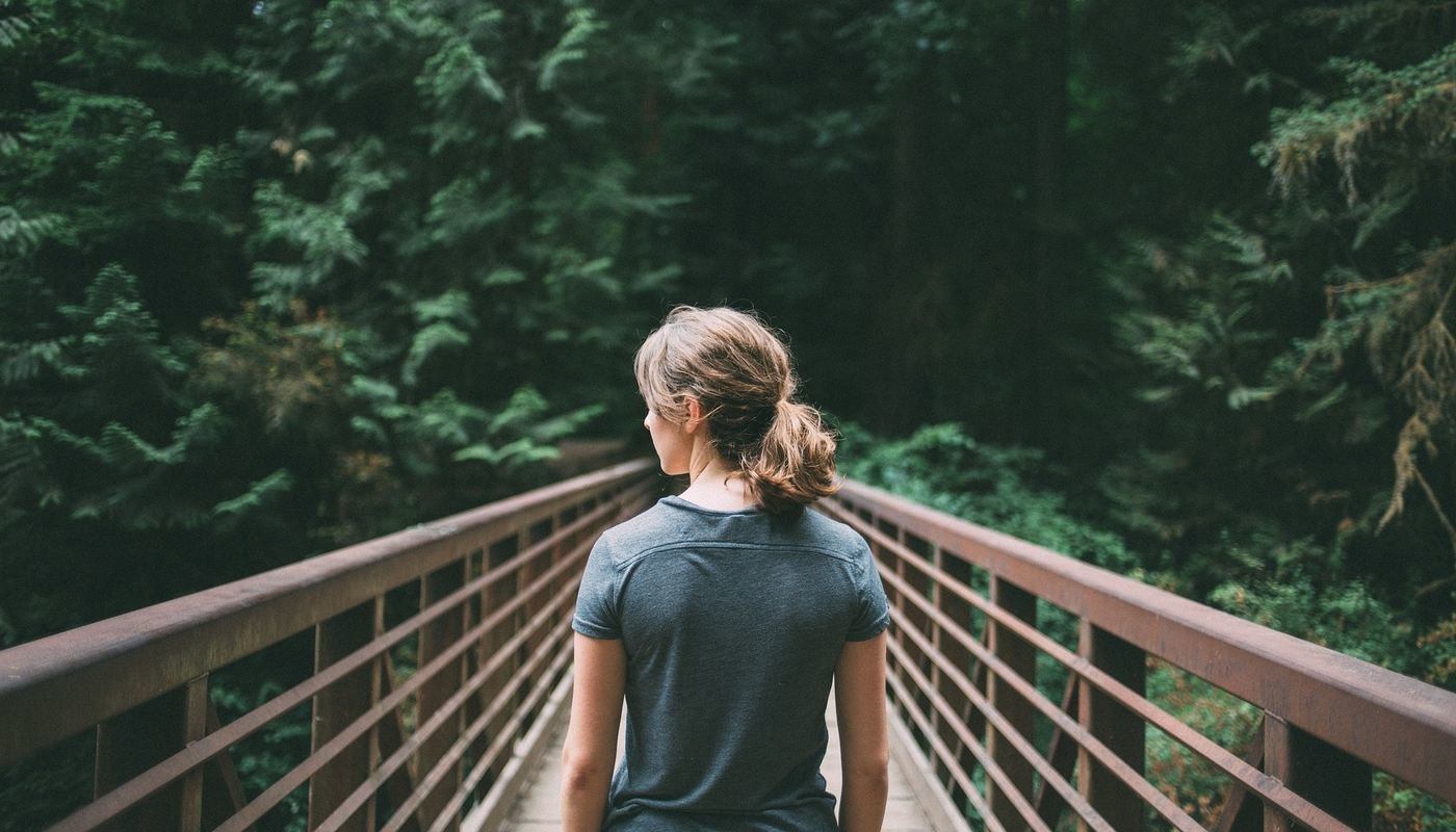 BUILDING BRIDGES: Getting sober allowed me to create genuine human connections 13 girl standing on a bridge