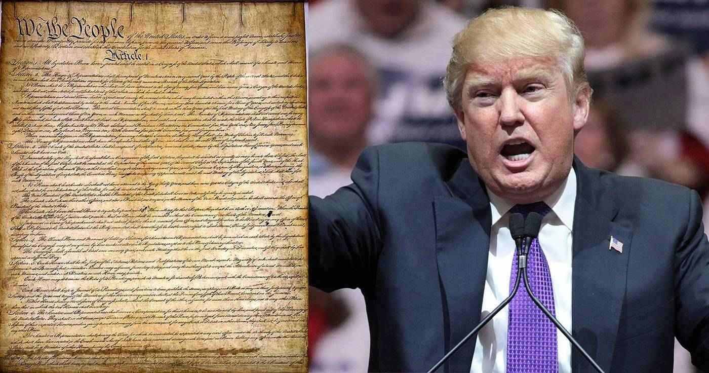 CURRENT EVENTS: Why a spiritual student like me would pay so much attention 16 donald trump constitution composite 1