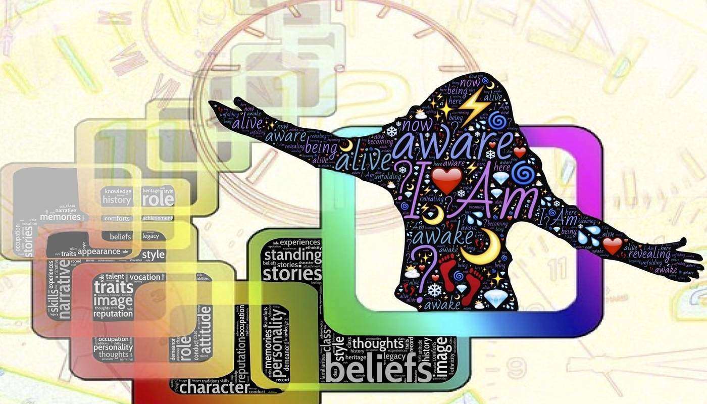 silhouette of woman with arms outstretched