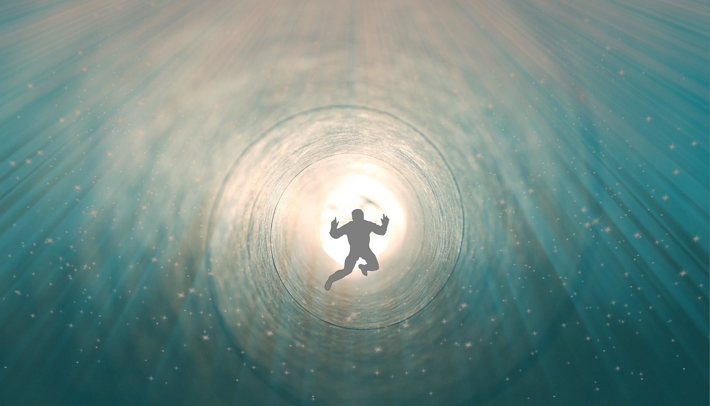 person moving into a light