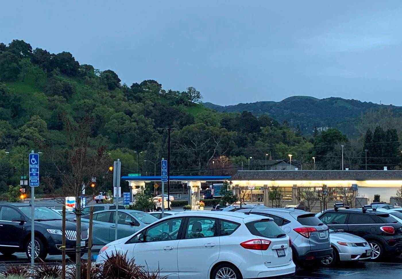 Parking lot of Safeway