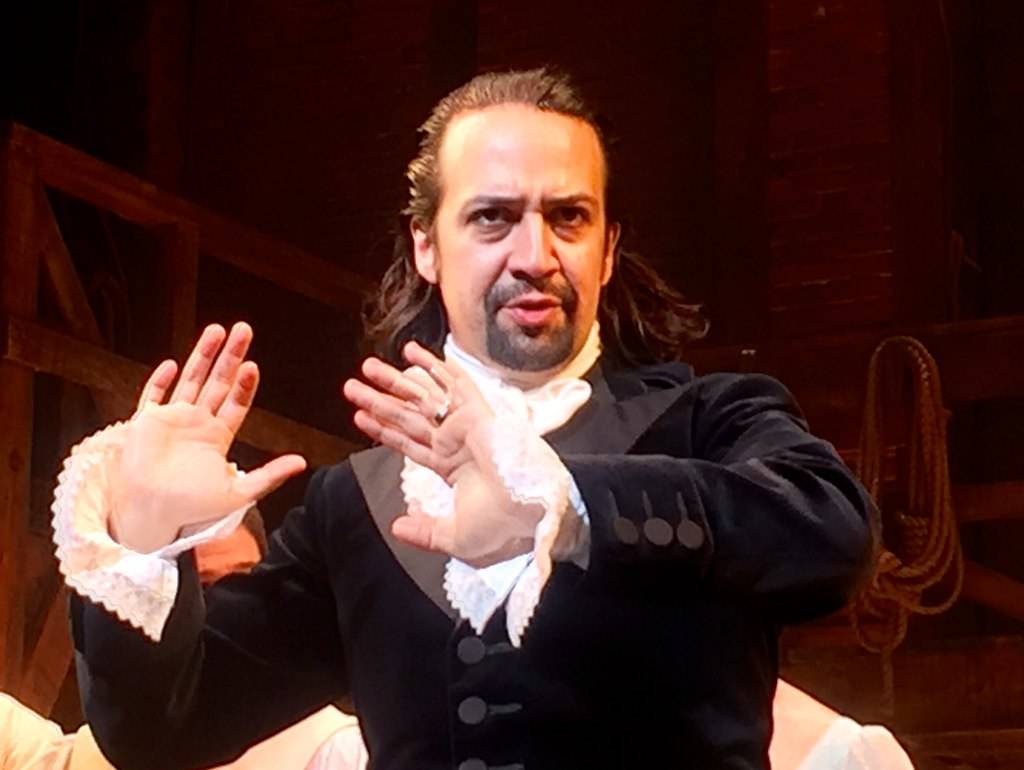 Lin-Manuel Miranda in Hamilton