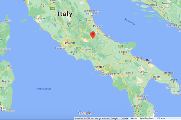 Map of Italy