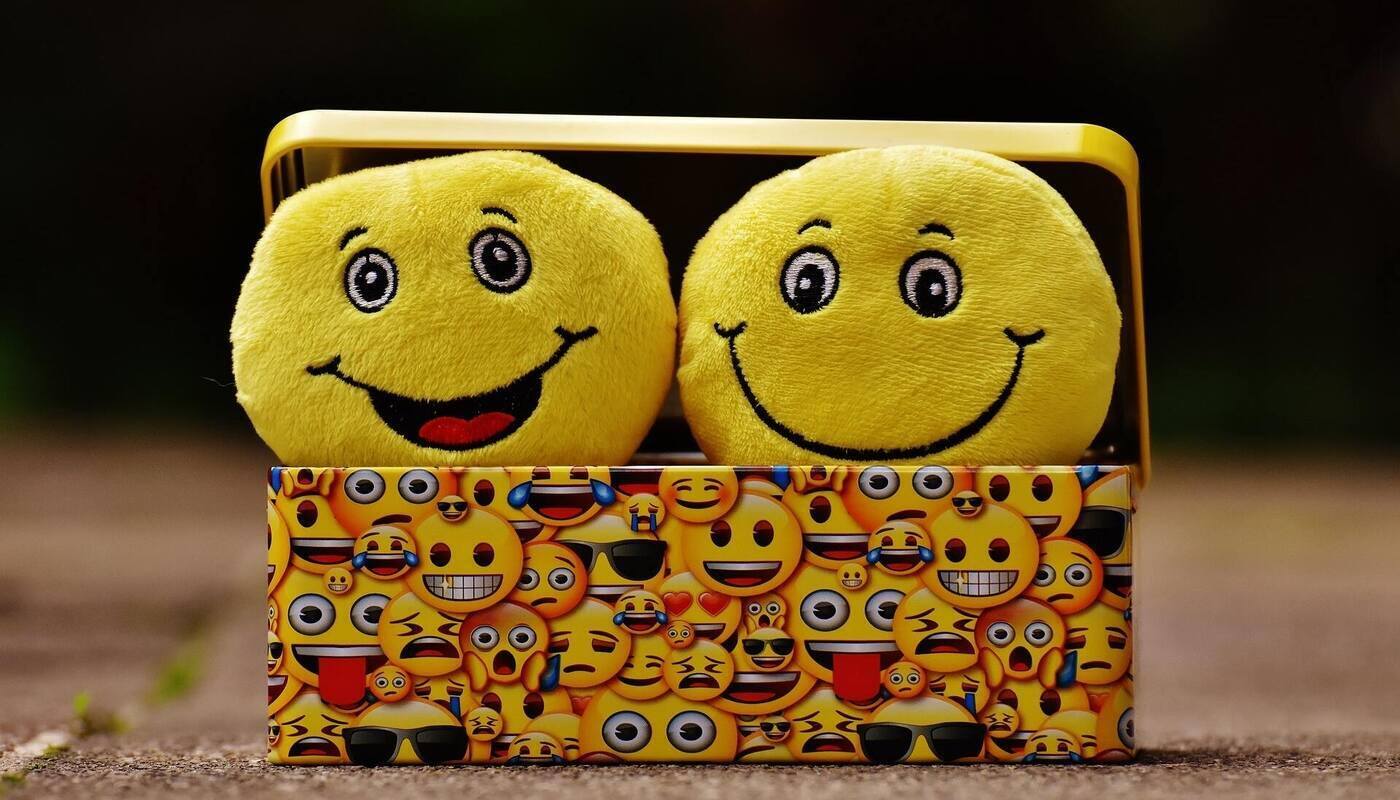 smiley face stones
