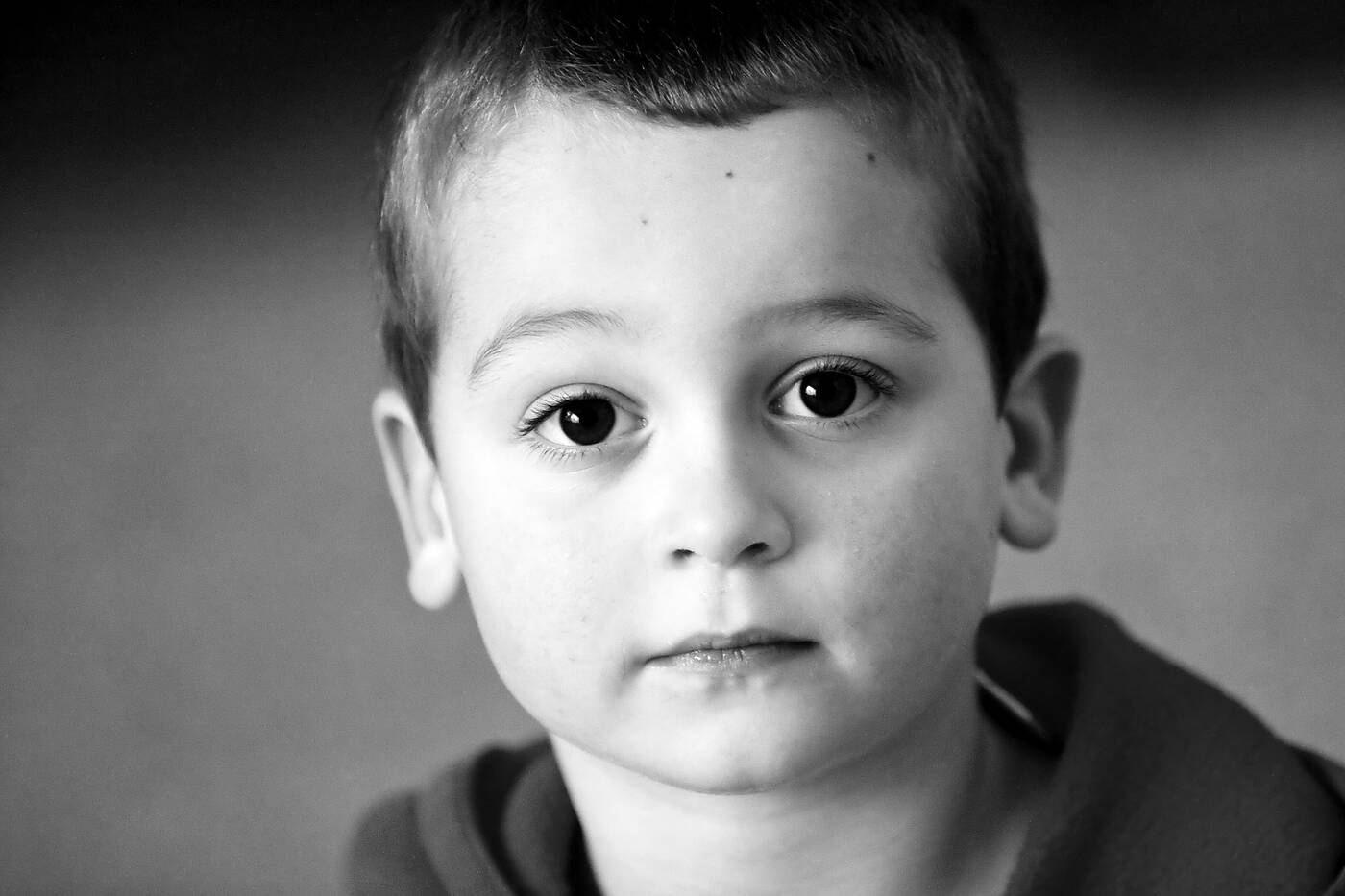 Little boy's face