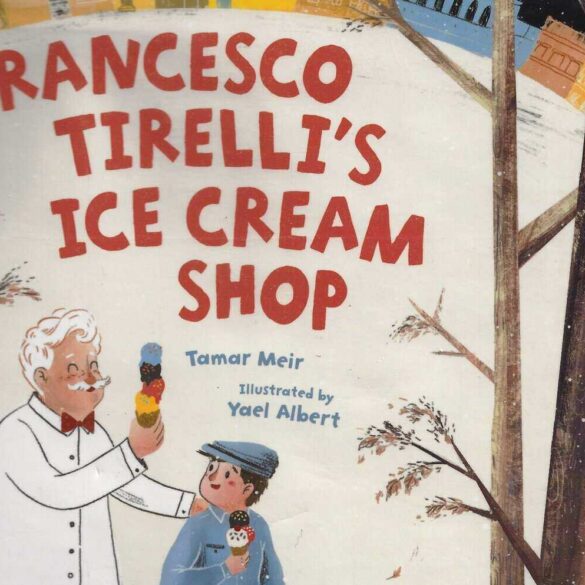 Front cover of Francesco Tirelli's Ice Cream Shop (children's book)