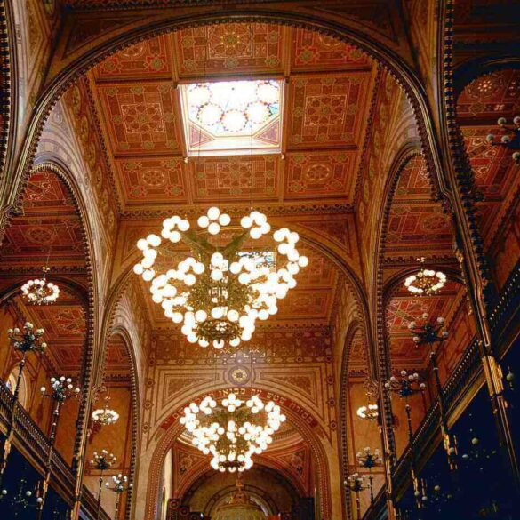 Ceiling of synagogue