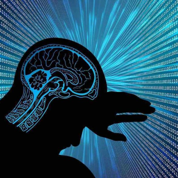 man confused by wall of computer coding