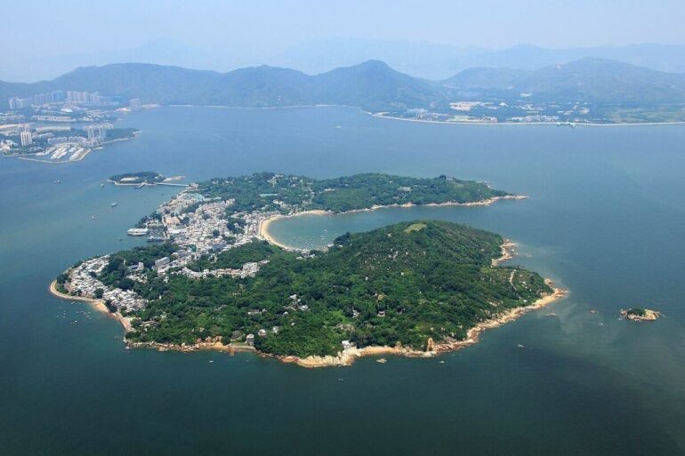 Island of Peng Chau from above
