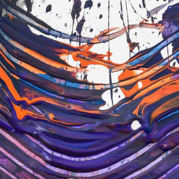 Multicoloured painting