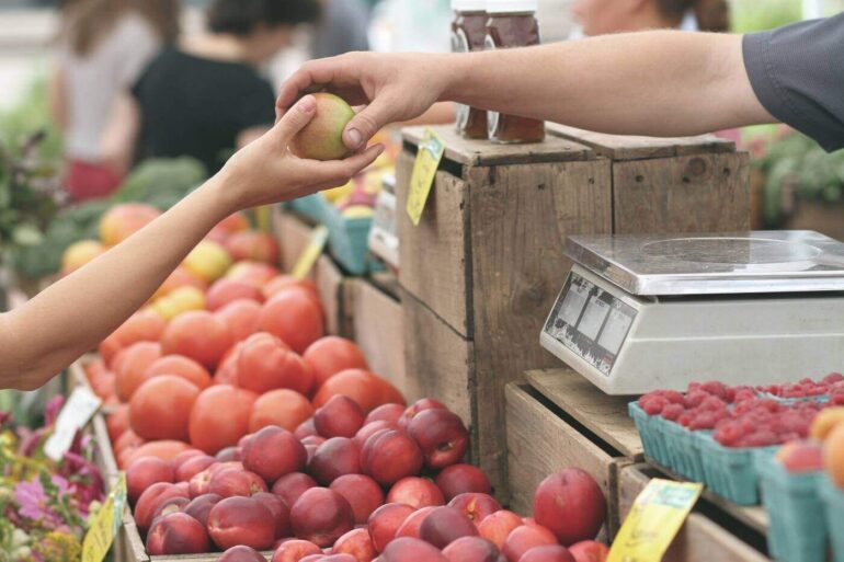 Fruit for sale at Farmers' Market