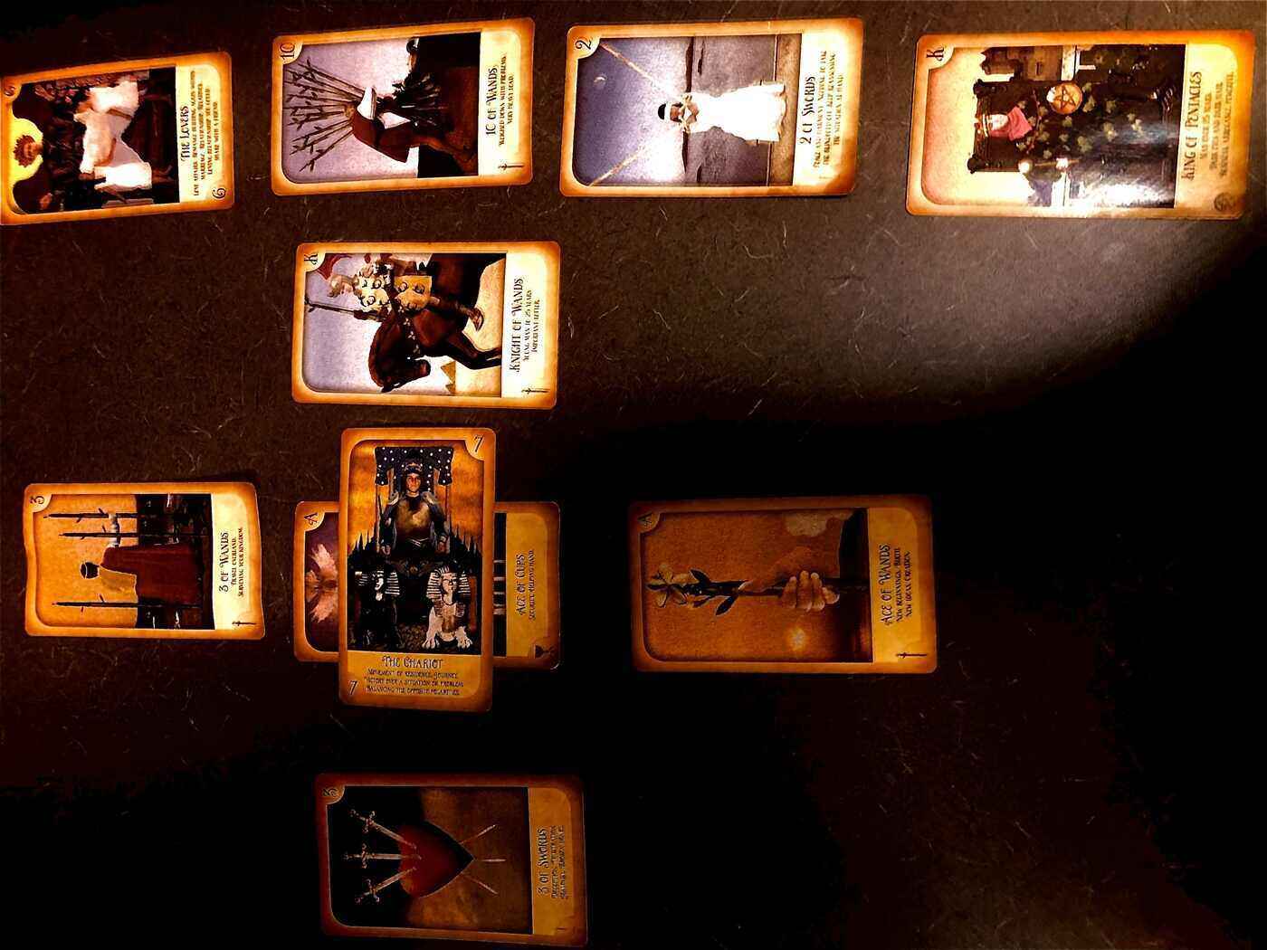 POEMS BY GEORGE PAYNE: Fire Sacrifice, Four of Pentacles and more 13 10 Tarot cards