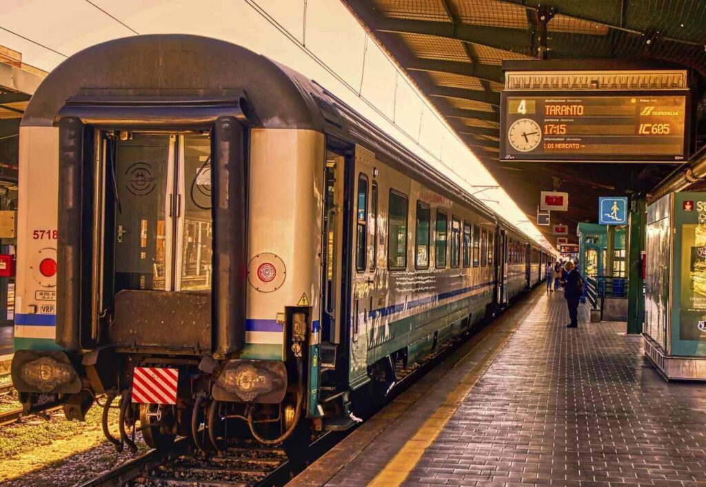 Inside Bari Station