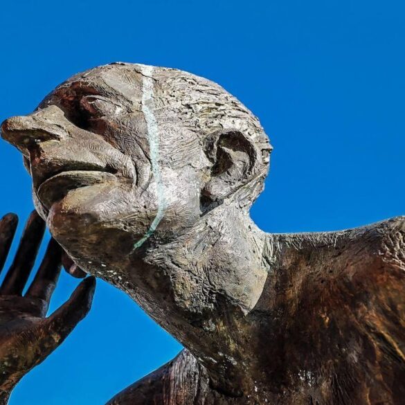 statue of human listening