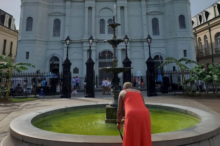St. Louis Cathedral, the site of Marie Laveau’s baptism and marriage (summer 2022)