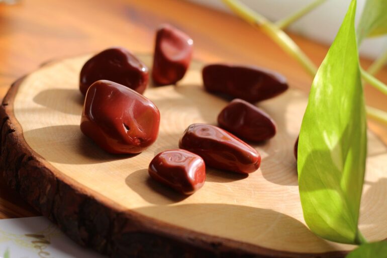 Red Jasper crystals - How to Nourish Your Soul During Life's In-Between Seasons